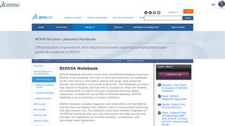 BIOVIA Unified Laboratory Management | BIOVIA Notebook - Accelrys