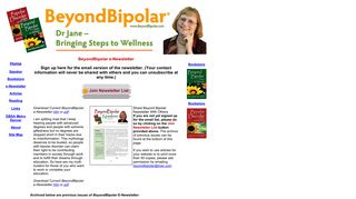 e-Newsletter - Beyond Bipolar