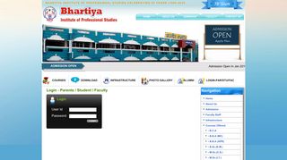 Login - Bhartiya Institute Of Professional Studies - BIPS Ujjain