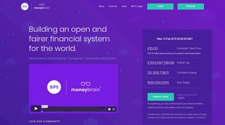 Moneybrain BiPS Token | Building an open and fairer financial system ...