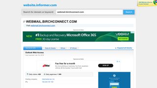 webmail.birchconnect.com at WI. Outlook Web Access