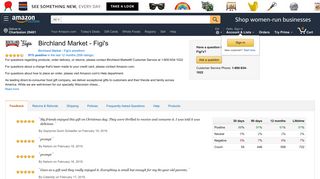 Amazon.com Seller Profile: Birchland Market - Figi's