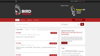 Bird Trader – South Africa's Premier Bird Trading Site