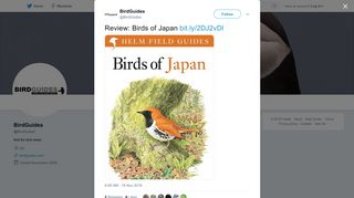 BirdGuides on Twitter: 