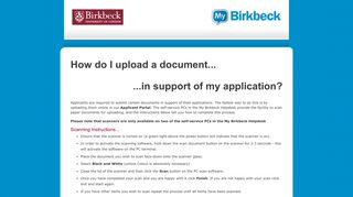 My Birkbeck - Birkbeck, University of London