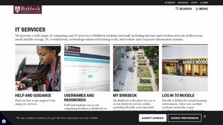 IT Services — Birkbeck, University of London
