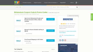 Birkenstock Coupon Code, Promo Codes February, 2019