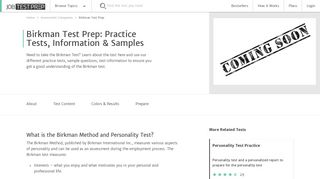 Birkman Preparation: Test Info, Tips, Practice, & More - JobTestPrep