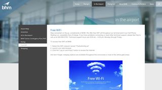 Free WiFi | Birmingham-Shuttlesworth International Airport