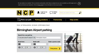 Birmingham Airport Parking | Save up to 70% - NCP