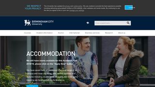Accommodation | Birmingham City University