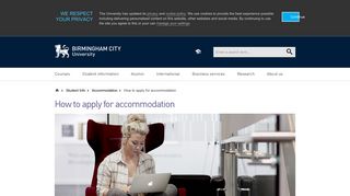How to apply for accommodation | Birmingham City University