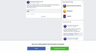 Birmingham City University - Facebook