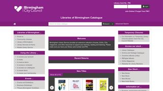 Search the online catalogue