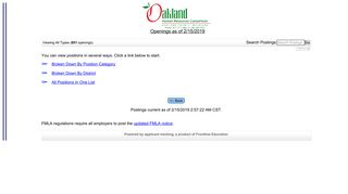 Job Postings (Oakland Human Resources Consortium) - Online ...