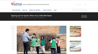 Signing Up For Sports: What Your Child Will Need - VitalChek Blog