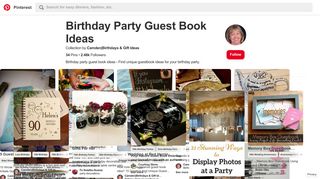 29 Best Birthday Party Guest Book Ideas images in 2019 | Gifts ...