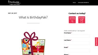 What is BirthdayPak and how does it work? - BirthdayPak Franchise