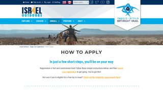 How to Apply for Your Birthright Israel Trip - Israel Outdoors