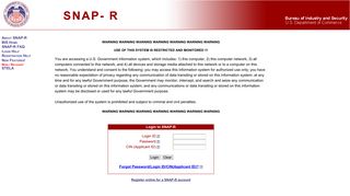 BIS SNAP-R Exporter Web Application