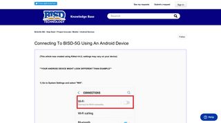 Connecting to BISD-5G using an Android device – Birdville ISD - Help ...