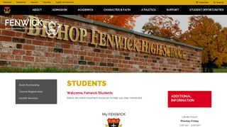 Students - Bishop Fenwick High School