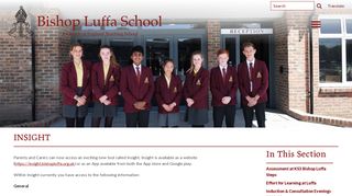 INSIGHT - Bishop Luffa School