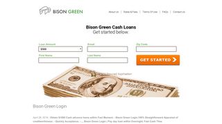 Bison Green Login | Pay day loan within Overnight. Fast Cash Thes