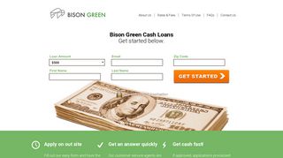 Bison Green Cash Loans: BisonGreen.com