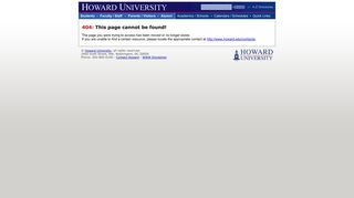 BISON Web - Howard University Student Information ... - User Login