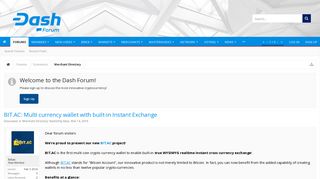 BIT.AC: Multi currency wallet with built-in Instant Exchange ...