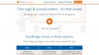 Pearson EasyBridge | Bridging your rosters to Pearson's K-12 ...