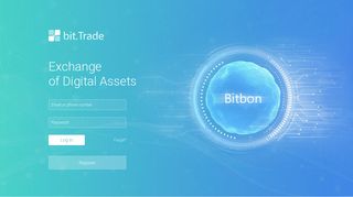 Exchange of Digital Assets. Buy Bitbon on Bit Trade.