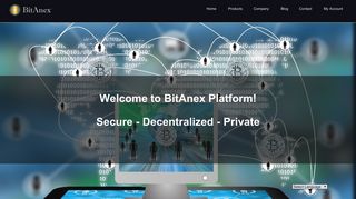 BitAnex Wallet – Bitcoin Crypto Wallet Secure Decentralized Private