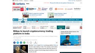 bitcoin: Bitbay to launch cryptocurrency trading platform in India - The ...
