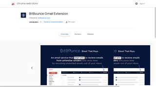 BitBounce Gmail Extension - Google Chrome
