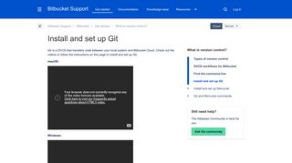 Install and set up Git - Atlassian Documentation
