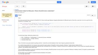 Authentication failed for Bitbucket. Where SmartGit ... - Google Groups
