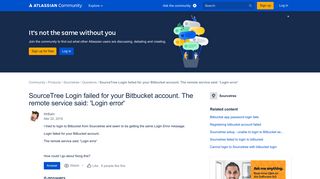 SourceTree Login failed for your Bitbucket account...