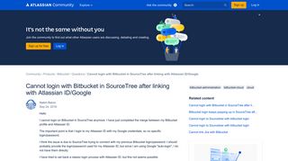Solved: Cannot login with Bitbucket in SourceTree after li...