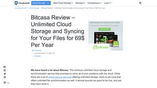 Bitcasa Review - Unlimited Cloud Storage and Syncing