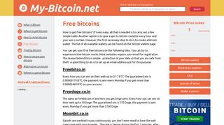 Free bitcoins - My-Bitcoin.net