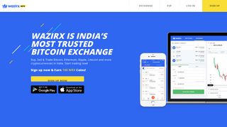 WazirX, Buy Bitcoin & Cryptocurrency in India | Bitcoin Exchange ...