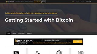 Getting Started with Bitcoin – Bitcoin.com