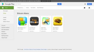 Android Apps by Bitcoin Aliens on Google Play
