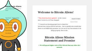 Welcome to Bitcoin Aliens! | Blockchain Aliens