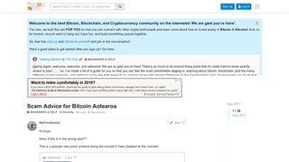 Scam Advice for Bitcoin Aotearoa - Security - The Bitcoin Pub