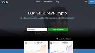 Vimba: Buy Bitcoin In NZ and the UK | Cryptocurrency