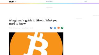 A beginner's guide to bitcoin: What you need to know | Stuff.co.nz