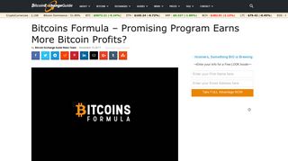 Bitcoins Formula Review - Promising Program Earns More Bitcoin ...